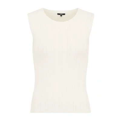 Afbeelding van Mexx Lily Classic Ajour Tanktop Off White Vrouwen Wit Maat Xl