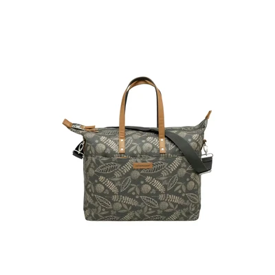 Afbeelding van New Looxs Tendo Forest Enkele Fietstas Laptoptas Shopper 15 inch Laptopvak 21 liter Antraciet