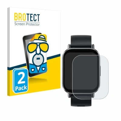 Afbeelding van BROTECT (2 Stuks) Antireflecterende Beschermfolie voor Xiaomi Redmi Watch 5 Active Anti Glare Screen Protector, Mat, Ontspiegelend