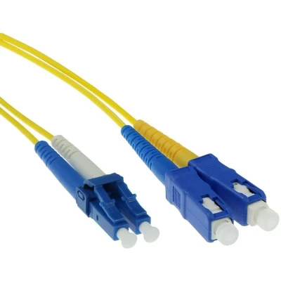 Afbeelding van Glasvezelkabel OS2 LC/SC 50 meter (Duplex, 9/125μm, UPC)