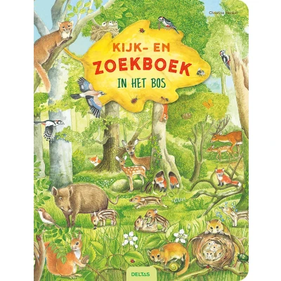 Afbeelding van Deltas Kijk en Zoekboek in het bos