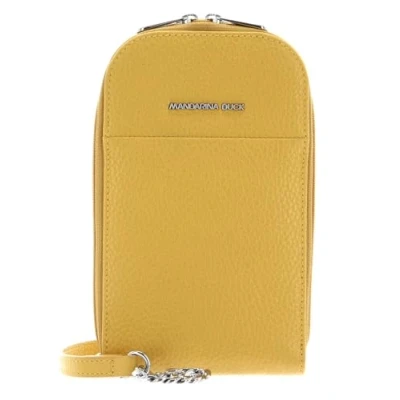 Afbeelding van Mandarina Duck Mellow Leather, verticale houder voor dames, Oker, eenheidsmaat, Eén maat
