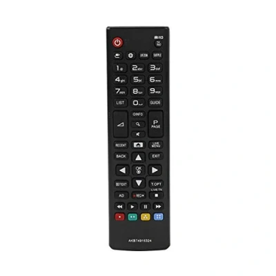 Afbeelding van ASHATA TV vervangende afstandsbediening, draadloze afstandsbediening Smart Remote Controller voor LG AKB74915324 zwart