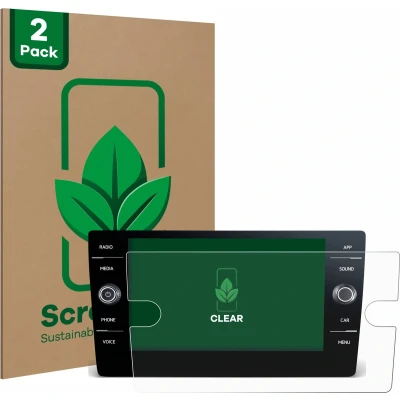 Afbeelding van ScreenLeaf Screenprotector voor Volkswagen T Roc 2017 2019 Discover Media 8&quot; Duurzame schermbescherming Folie Beschermfolie transparant (2 Stuks)