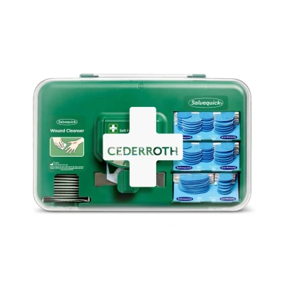 Afbeelding van Cederroth Wound Care Dispenser blue haccp wondbehandeling