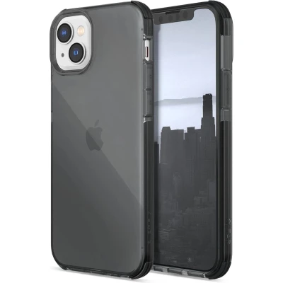 Afbeelding van Raptic X Doria Clear Case iPhone 14 hoesje, gepantserde cover, grijs