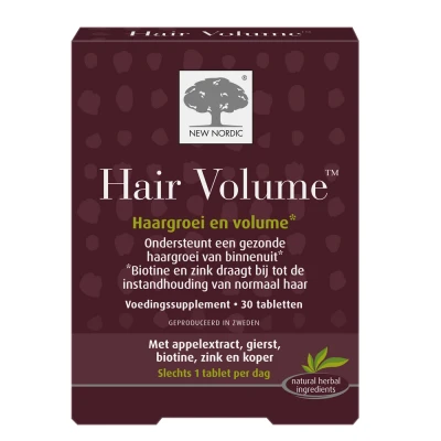 Afbeelding van New Nordic Hair volume 30 tabletten