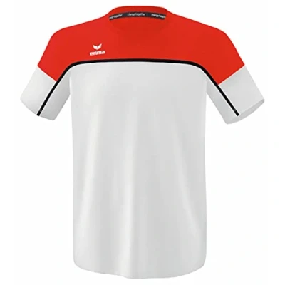 Afbeelding van CHANGE by erima T shirt wit/rood/zwart / 164