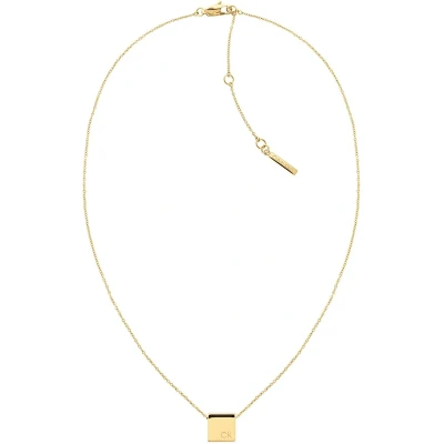 Afbeelding van Calvin Klein Polished Necklace Ketting goldcoloured, Dames, Maat: One Size, Gold coloured
