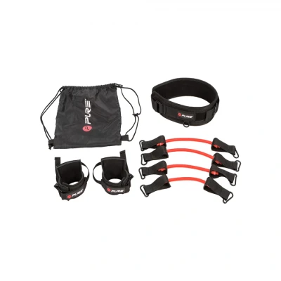 Afbeelding van Pure2Improve Banden en riemen voor krachttraining zwart,rood,wit