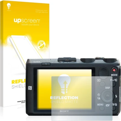 Afbeelding van upscreen Screenprotector voor Sony Cyber Shot DSC HX60 Folie Beschermfolie anti glare matte