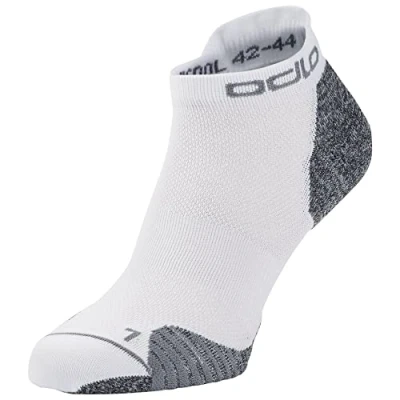 Afbeelding van Odlo Socks Low Ceramicool Run 3 Pack Shorts, wit, 39 41