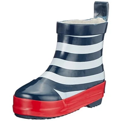Afbeelding van Playshoes Uniseks rubberlaarzen voor kinderen, halve schacht, regenlaarzen, Maritiem., 18 EU