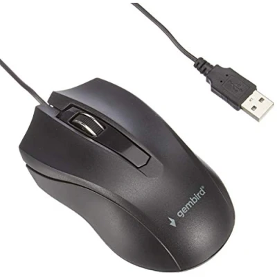 Afbeelding van Gembird MUS 3B 01 muis USB Optisch 1000 DPI Rechtshandig