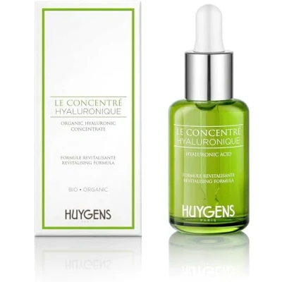 Afbeelding van HUYGENS Le Concentré Hyaluronique Hyaluron Concentraat Biologisch Revitaliserend Dagserum met Hyaluronzuur Natuurlijk en Biologische gezichtsverzorging Vegan Clean uit Parijs 30ml