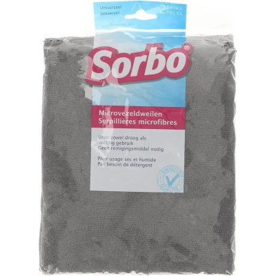 Afbeelding van Sorbo Schoonmaakdoeken Microvezeldweil 50x60cm 2 stuks
