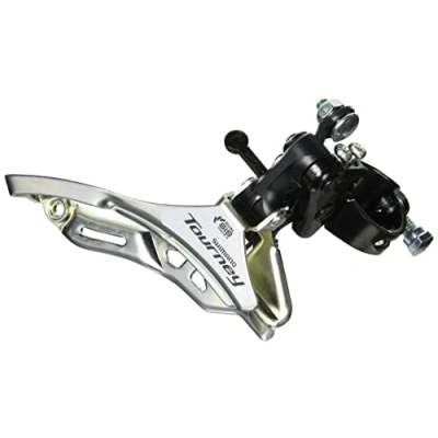 Afbeelding van Shimano Voorderailleur 3 x 6/7 speed Tourney FD TY300 down swing/down pull hoge klem 28,6 mm 42T (66 69)
