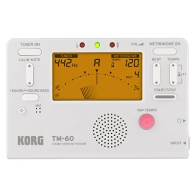 Afbeelding van Korg TM60 WH Combo Tuner Metronome White
