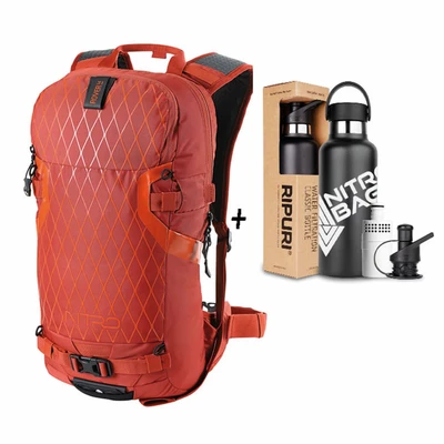 Afbeelding van Nitro, Rover 14 delige set met Ripuri 600 ml fles &amp; filter, snowboardrugzak, tourrugzak, bikerrugzak, l, Supernova, 14L, Rugzak