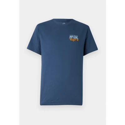 Afbeelding van Rip Curl SURF Paradise TEE Unisex Tshirt print, Maat: Small, Washed navy
