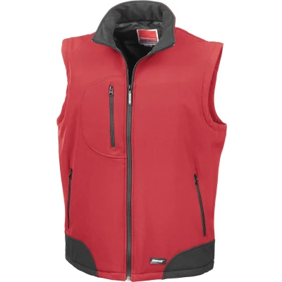 Afbeelding van Result Softshell Bodywarmer R123 Red / Black