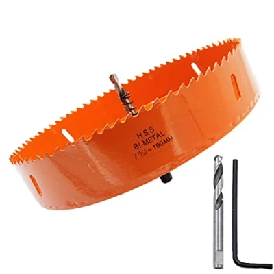 Afbeelding van Gatzaag 190mm LAIWEI Gat Snijder, met 1 Boor en Inbussleutel voor het Boren van hout, PVC, enz., Tools