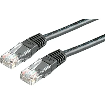 Afbeelding van Netwerkkabel Cat5e U/UTP 3 meter (100% koper, Zwart)