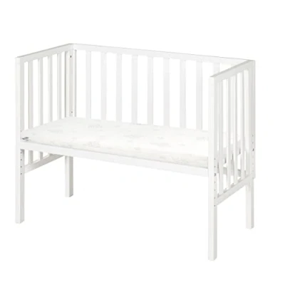 Afbeelding van roba Co sleeper safe asleep® 2 in 1 wit + matras