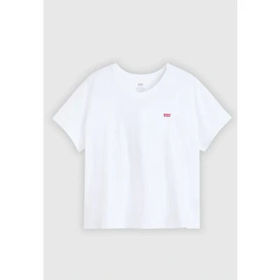 Afbeelding van Levi&#039;s Plus Perfect Tshirt basic, Dames, Maat: 50/52, White