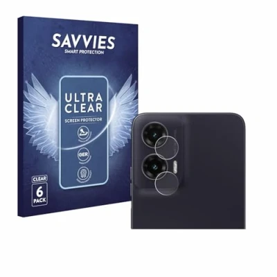 Afbeelding van Savvies Screenprotector voor Motorola Moto G35 (ALLEEN Camera Lens) Folie Beschermfolie transparant (6 Stuks)