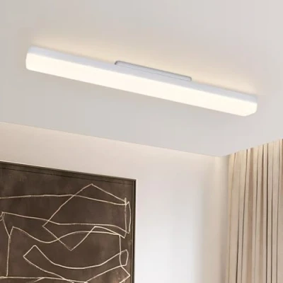Afbeelding van CBJKTX Led plafondlamp, daglicht wit, 24 W 4000 K, voor keuken, woonkamer, slaapkamer, balkon, hal, garage, kelder, IP20, wandlamp daglichtlamp (60 cm)