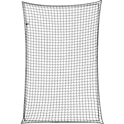 Afbeelding van vidaXL Aanhangwagennet elastisch touw 3x2 m polypropeen zwart