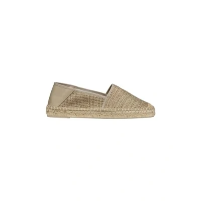 Afbeelding van Geox Espadrilles, Dames, Maat: 37, Taupe Leer en textiel