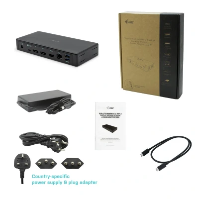 Afbeelding van i Tec USB C Quattro Display PD 85w Docking Station C31QUATTRODOCKPD
