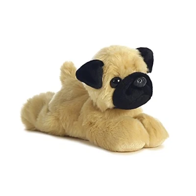 Afbeelding van Aurora World 31369 Mini Flopsie Mr. Pugster Mops, ca. 20,5 cm, kleurrijk