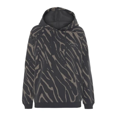 Afbeelding van Lascana Hoodie, Dames, Maat: 44/46, Dunkelgrau taupe