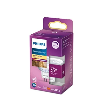 Afbeelding van Philips LED spot dimbaar GU5,3 60D 4,6W 360lm 2700K 12V
