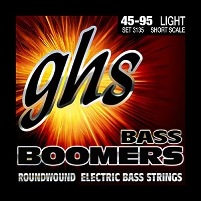 Afbeelding van GHS 4er bas Boomers 45 95 Short Scale 60 75 Snarenset voor 4 string basgitaar