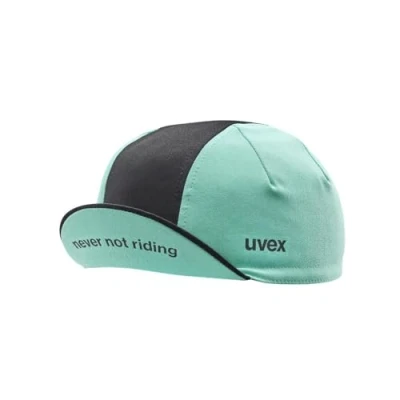 Afbeelding van uvex cycling cap fietsmuts ademend &amp; sneldrogend beschermt tegen de zon insecten aqua black L XL