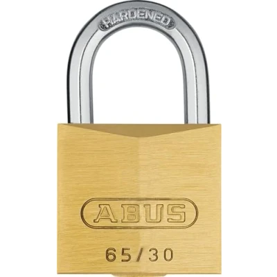Afbeelding van ABUS Hangslot messing 65/30 set van 4, gelijksluitend Slotbehuizing massief geharde stalen beugel veiligheidsniveau 4