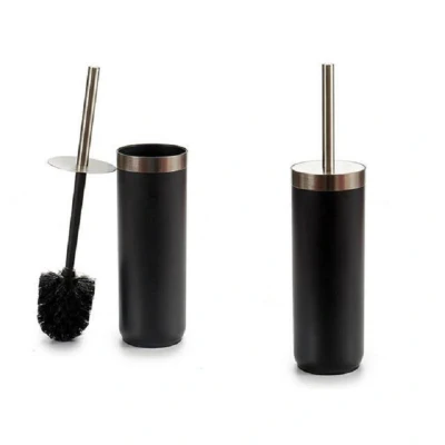 Afbeelding van Arte r Toiletborstel met houder zwart RVS 38 cm