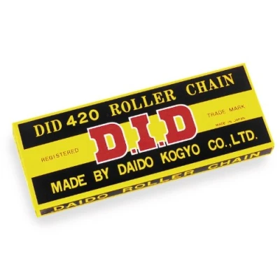 Afbeelding van DID 420D CHAIN (Black &amp; Black) Length: 84 links with clip joint (RJ)