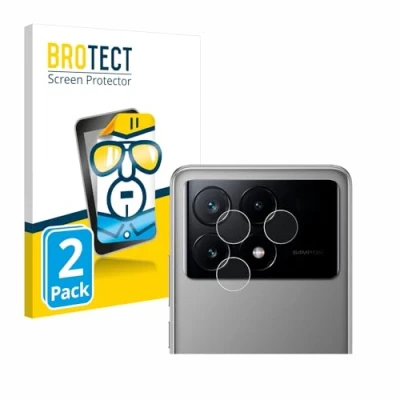Afbeelding van BROTECT (2 Stuks) Schermbeschermer voor Xiaomi Poco X6 Pro (ALLEEN Camera Lens) Screen Protector Transparant