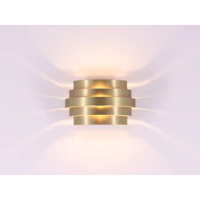 Afbeelding van Wandlamp goud/messing 20 cm
