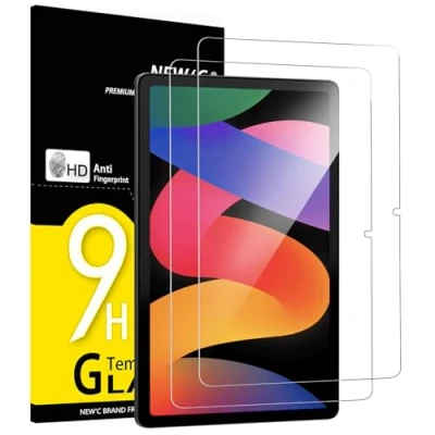 Afbeelding van NEW&#039;C 2 Stuks, Screen Protector voor Xiaomi Redmi Pad SE 11&quot; Gehard Glass Schermbeschermer Film 0.33 mm ultra transparant, resistent