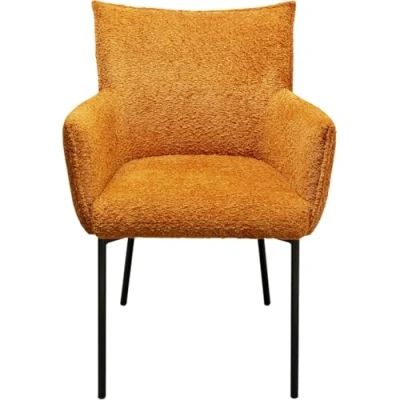 Afbeelding van Stoel met armleuningen Selma oranje Kare Design