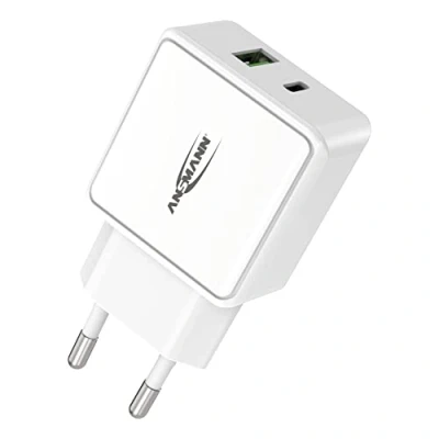Afbeelding van Ansmann HomeCharger HC218PD USB oplader 18 W Thuis Uitgangsstroom (max.) 3000 mA Aantal uitgangen: 2 x 2.0 bus A, C
