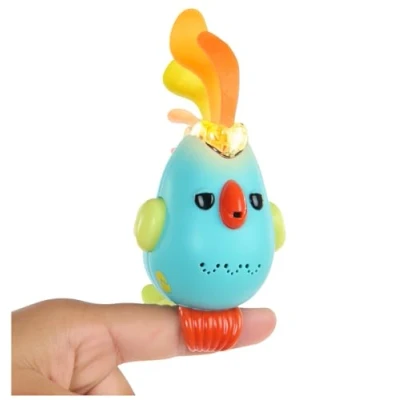 Afbeelding van Fingerlings Sweet Tweets Interactive Bird: Lionel, neem geheime berichten op en speel ze af, 40+ geluiden reacties, blauw