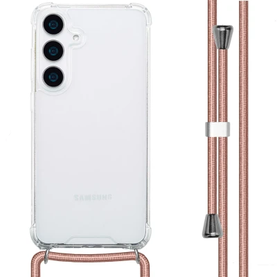 Afbeelding van Samsung Galaxy S25 Plus Hoesje Kunststof imoshion Hardcase/Koordhoesje/Backcover Rosé goud Telefoonhoesje