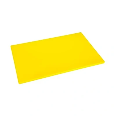 Afbeelding van Hygiplas antibacteriële LDPE snijplank geel 450x300x10mm